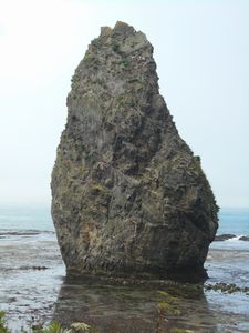 ローソク岩と親子岩