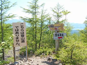 北海道駒ヶ岳登山道