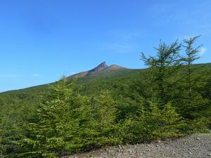 北海道駒ヶ岳の登山道