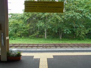 ・1945年（昭和20）：大沼電鉄が不要不急線指定され、函館本線（砂原̪支線）の開通と同時に廃止される。 ・1949年（昭和24年）：日本国有鉄道（国鉄）に継承される。 ・1960年（昭和35年）：荷物扱いが廃止される。