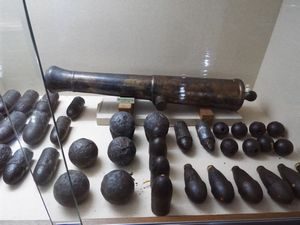 砲弾の展示物