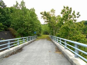 民安ダム線途中の橋