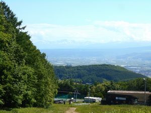 富良野市街地遠景