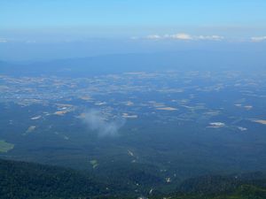 上富良野岳山頂からの眺望