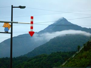 鴛泊港からの利尻山