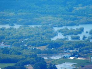 対空受信所からの眺望