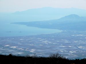 対空受信所からの眺望