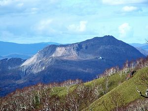 前紋別岳山頂から