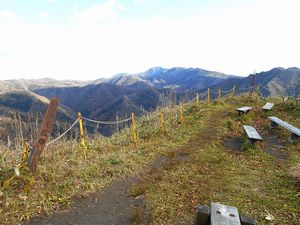 下山途中から