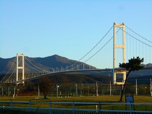 道の駅　みたら室蘭周辺の様子