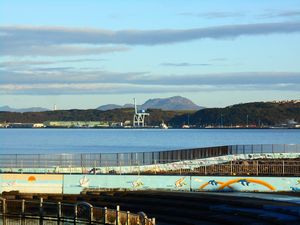 道の駅　みたら室蘭周辺の様子