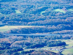 登山道からの景色