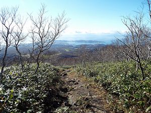 登山道からの景色