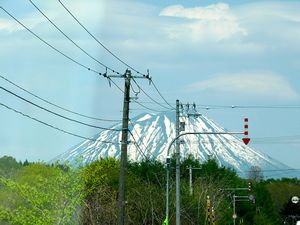 留寿都村へ向かう途中で