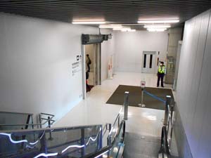 空港ターミナル内の様子