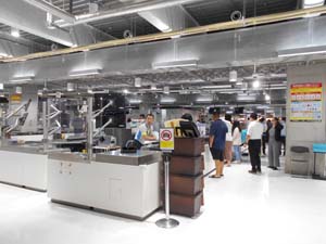 第３ターミナルへ向かう様子