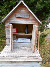 白鳥ヒュッテ・入山届箱