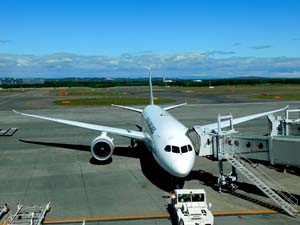 新千歳空港駐機場