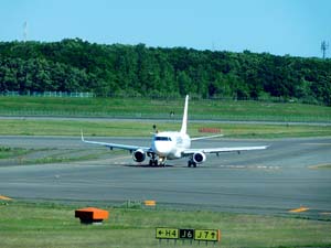 新千歳空港駐機場