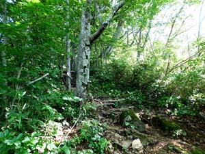 「１４００m」の標示板へ