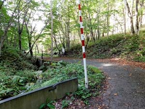 登山道へ進む
