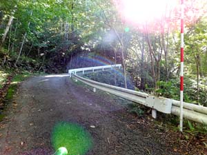登山道へ進む