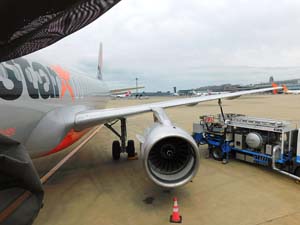 成田国際空港到着