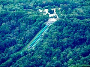 山頂から