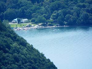 山頂から