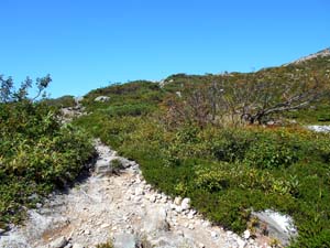 噴火口跡から先へ