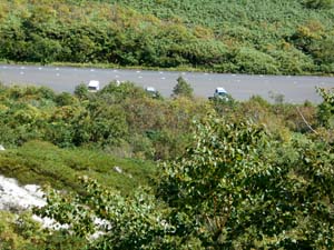 噴火口跡から先へ