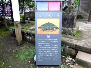 「天井画　八方睨みの亀の絵」説明板