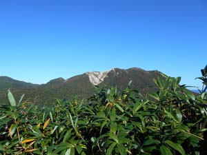 頂上まで1500ｍ地点へ