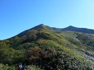 頂上まで1500ｍ地点へ
