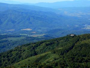 頂上まで1000ｍ地点へ