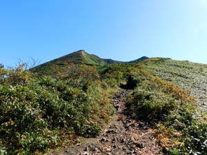 山頂へ