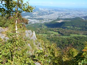 九合目付近から