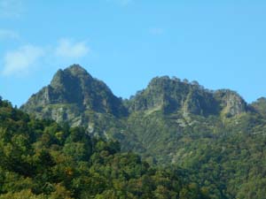 定山渓小天狗岳へ