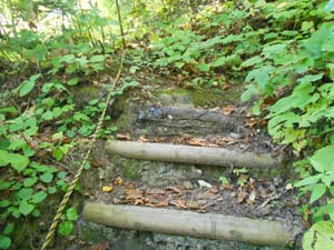 定山渓小天狗岳登山道