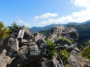 銭函天狗山々頂