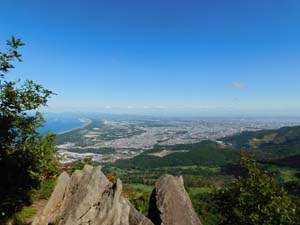 銭函天狗山々頂から