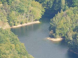 定山渓小天狗岳山頂手前から