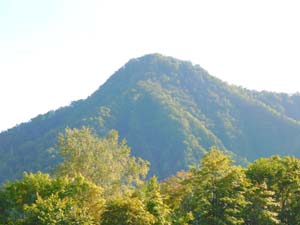 定山渓小天狗岳山頂手前から